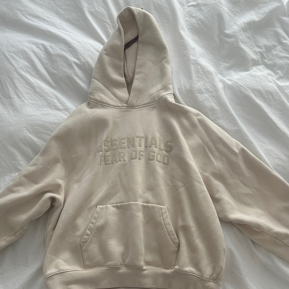 Fear of God Other - Essentials Fear of God Cream Hoodie